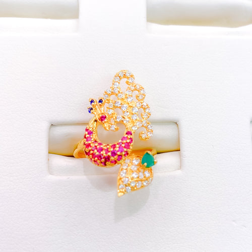 Peacock Ring