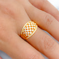 Classic CZ 22k Gold Ring