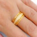 Vintage CZ 22k Gold Ring