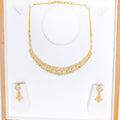 Royal Sparkling 22k Gold CZ Set