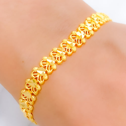 Decorative 22k Gold Bracelet