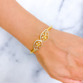 22k-gold-exclusive-feather-adorned-bangle-bracelet