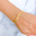 22k-gold-special-leaf-shaped-bangle-bracelet