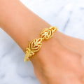 22k-gold-trendy-symmetrical-motif-bangle-bracelet