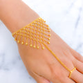 Chic Beaded 22k Gold Pachangala