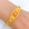 Slender Beaded Reversible 22k Gold Bracelet