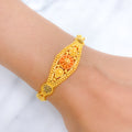 Slender Beaded Reversible 22k Gold Bracelet