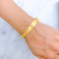 Fancy Solid 22k Gold Cuff