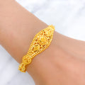 Slender Beaded Reversible 22k Gold Bracelet