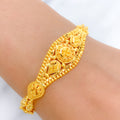 Slender Beaded Reversible 22k Gold Bracelet