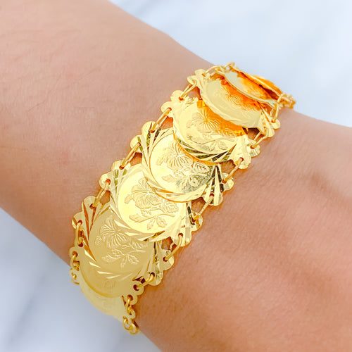 Grand Vintage 22k Gold Coins Bracelet