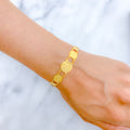 Elegant Traditional 22k Gold Coins Bracelet