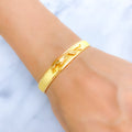 Noble Solid 22k Gold Jaguar Cuff