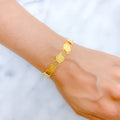Stylish Adorned 22k Gold Coins Bracelet