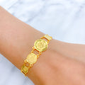 Marvelous Shiny 22k Gold Coins Bracelet