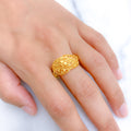 Twisted Vine Yellow Gold Ring