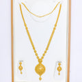 Extravagant Grand Pear 22k Gold Drop Set