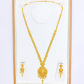 Stunning Long Hanging Tassel 22k Gold Set