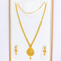 Exclusive Long Fancy Teardrop 22k Gold Set