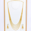 Luxurious Long Five Lara 22k Gold Set