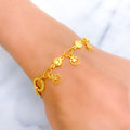 22k-gold-interlinked-star-charm-bracelet