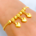 22k-gold-elegant-jazzy-heart-bracelet