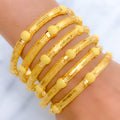 Trendy Orb 22k Gold Bangles