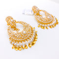 Regal Chand Style Pearl Earrings