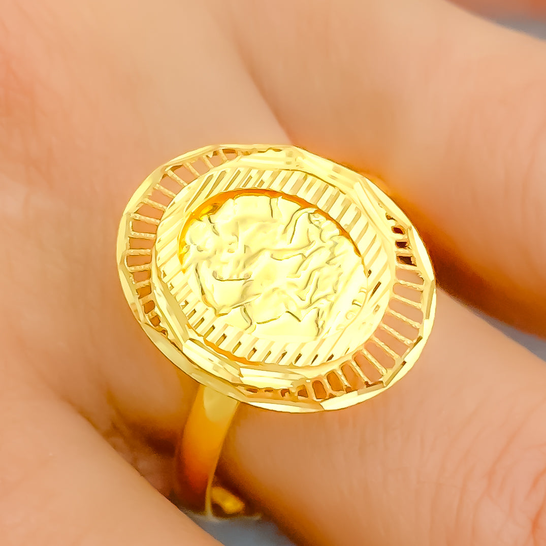Fine Jewelry 14 Kt,18 Kt,22 Kt Real Solid Yellow, Rose, White Gold Ring  Hallmark Handmade Queen Victoria Vintage Royal Signet Ring for Men - Etsy  Israel