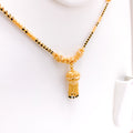 Hanging Jhumka Style Mangal Sutra Necklace