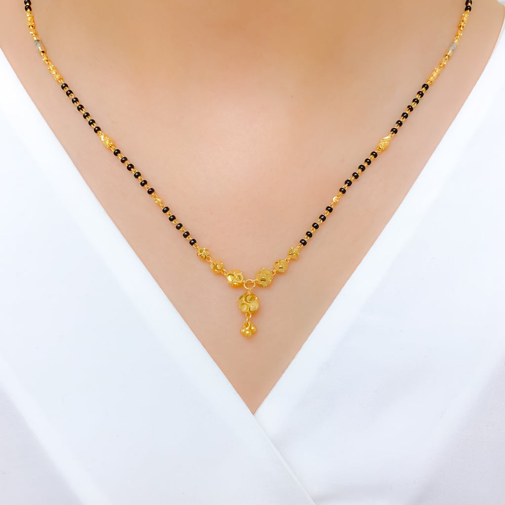 Shimmering Bead Mangalsutra – Andaaz Jewelers