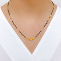 Chic Wavy Bead Mangalsutra