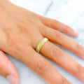 Colorful Delightful 22k Gold Ring