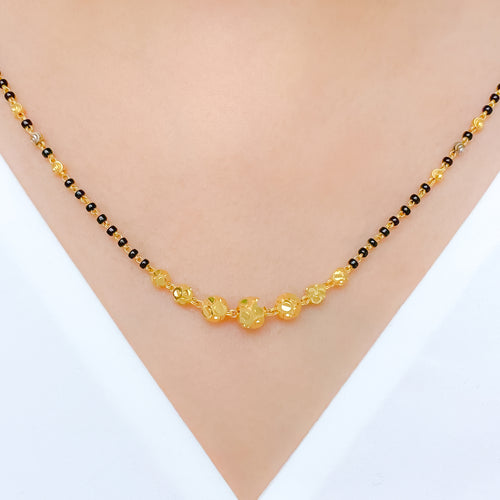 Graduated Bead 22k Gold Mangalsutra