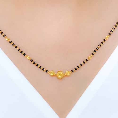 Posh Orb 22k Gold Mangalsutra