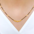 Textured Bead 22k Gold Mangalsutra