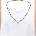 Traditional Two Chain 22k Gold Necklace