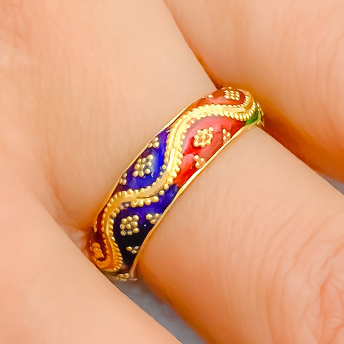 Graceful Modest 22k Gold Ring