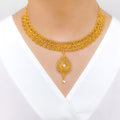 Floral Kundan 22k Gold Set