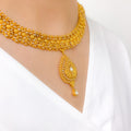 Floral Kundan 22k Gold Set