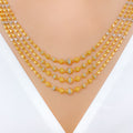 Dressy Two-Tone Necklace 22k Gold Set