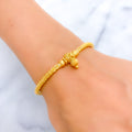 Luscious Festive 22k gold Flexi Bangle Bracelet