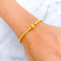 Glistening 22k gold Flexi Bangle Bracelet