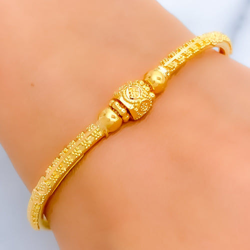 Lavish Fine 22k gold Flexi Bangle Bracelet