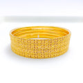 Elegant Decorative 22k Gold Bangles