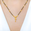 Gold Bead Accented 22k Gold Mangalsutra