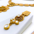 Exquisite Antique 22k Gold Flower Set