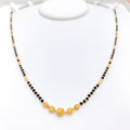 Textured Bead 22k Gold Mangalsutra