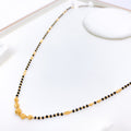 Textured Bead 22k Gold Mangalsutra