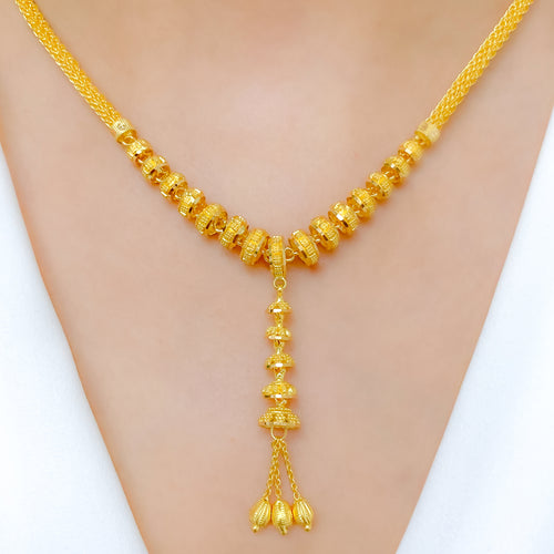 Unique Chandelier Drop Necklace Set